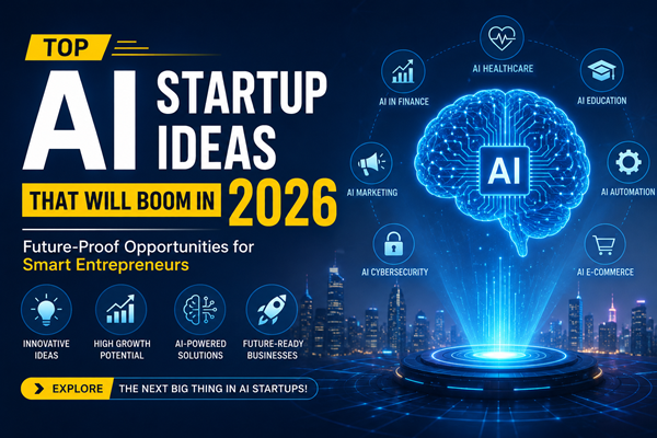 Top AI Startup Ideas That Will Boom in 2026: Future-Proof Opportunities for Smart Entrepreneurs